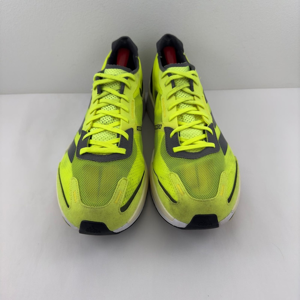 Adidas Boston 11 Men's Yellow Running Shoes - Picture 2 of 8